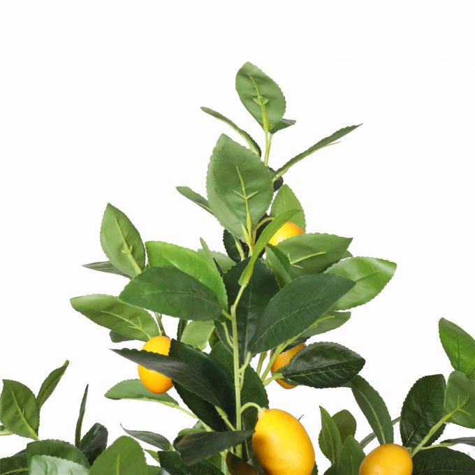 artificial lemon tree with lemons