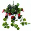 artificial hanging geranium plant