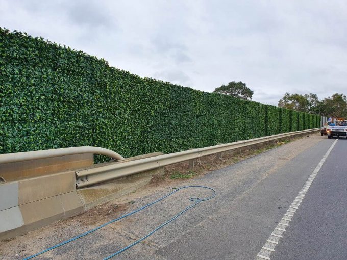 fake hedge panels