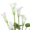 tall faux peace lily plant