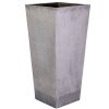 tall square plastic planter pot