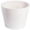 render white plastic pot