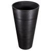 large round garden planter