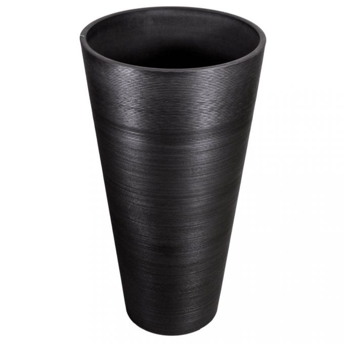 large round garden planter