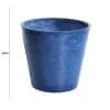 Glossy Blue Garden Pot 25cm