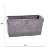 Imitation Stone Grey White Stone Rectangle Planter 50cm