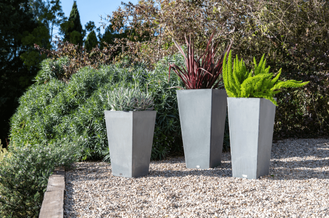 rectangle garden planter square recycled planter