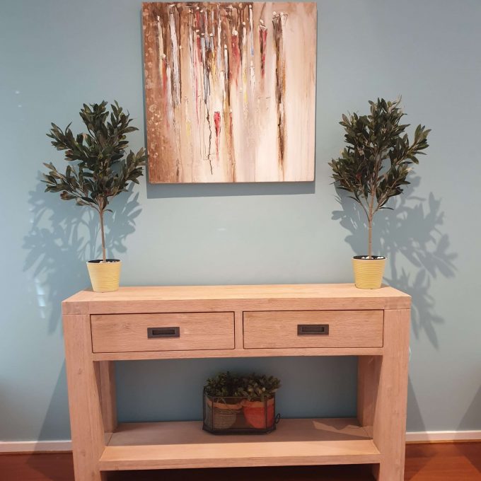 recycled plastic pot - modern planter