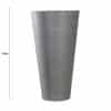 Decorative Large Modern Grey Round Planter 71cm