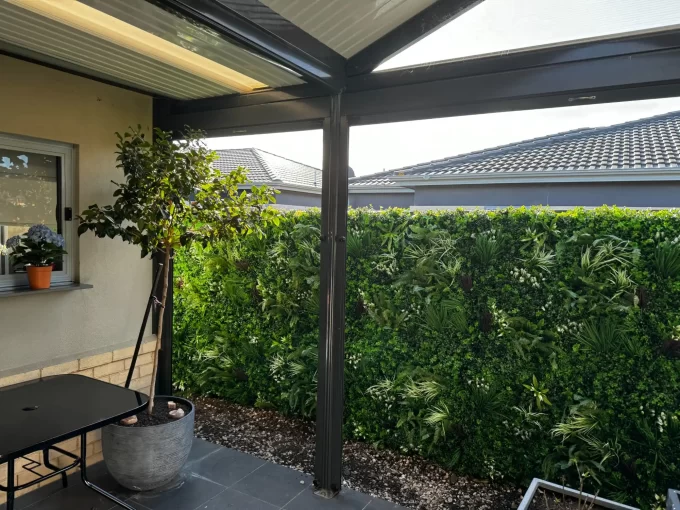 Wall Featuring Luxury Vista Panels