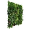 flowering artificial green wall panels with ferns