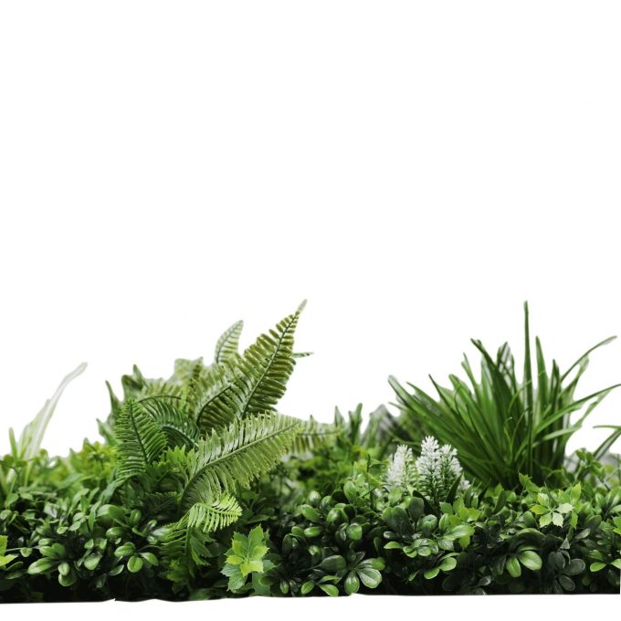 lush evergreen artificial vertical garden panel