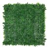 back of artificial hedge panel
