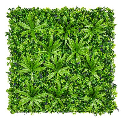 artificial lavender green wall panel