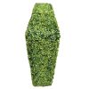 Portable artificial plant hedge wall panel / boxwood hedge 75cn high length view
