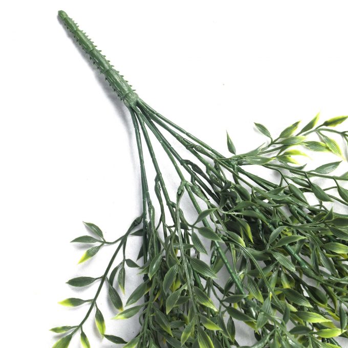 Artificial Fake Hanging bush Hanging Ruscus Leaf Plant and Fake Stem