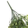 Artificial Hanging Plant With Heart Leaf Bush and Stem