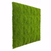 Artificial moss panel with bright green leaves