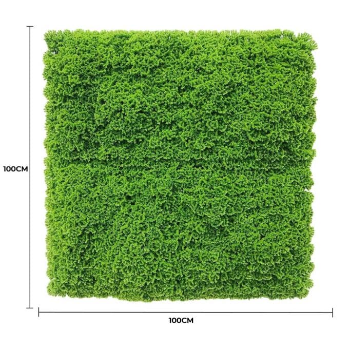 Fresh Natural Green Artificial Moss / Green Wall UV Resistant 1m x 1m