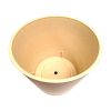 Cream Planter Stone planter pot made with recycled materials
