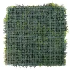 Realistic artificial vertical garden with evergreen style foliage - side view