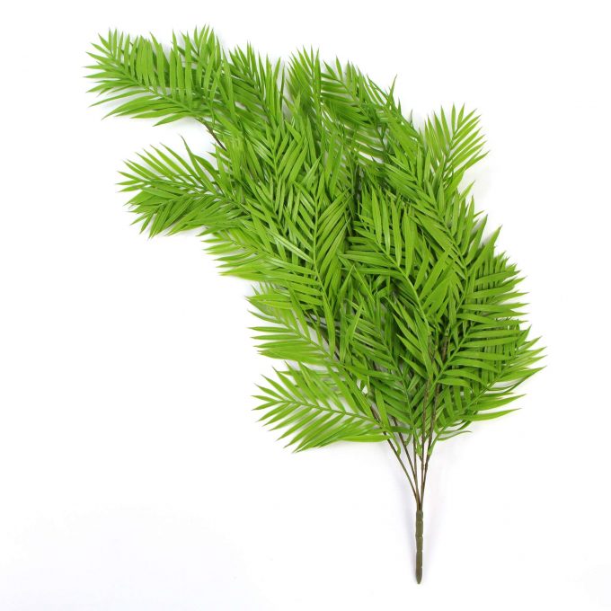 Side View Artificial Hanging Plant Bamboo Leaf