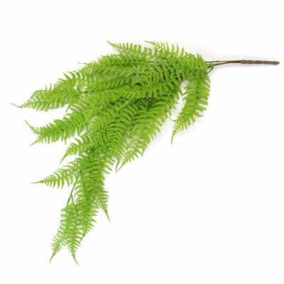 Hanging Fresh Green Bamboo Leaf Fern UV Resistant 80cm