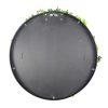 Back view of wall art disc frame
