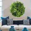 Artificial vertical garden wall art disc