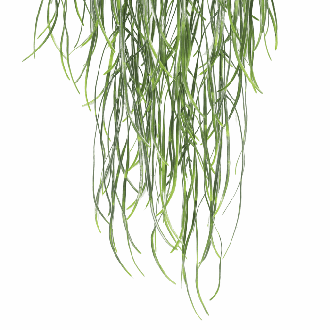 Artificial Hanging Potted Plant (Willow Leaf) 66cm UV Resistant