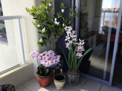 artificial plant decor to give your home a fresh natural vibe without the maintenance requirement