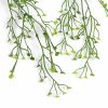 Close up Leaves & Bush Artificial Hanging Pearls / Fake Hanging Pearls Mixed Green