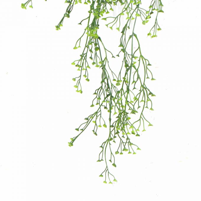 Leaves Bush Artificial Hanging Pearls / Fake Hanging Pearls Mixed Green