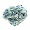 Artifiical Hydrangea with Glass Vase (Artificial Flowering Blue Hydrangea)