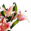 Faux Lily Plants / Artificial Pink Lily Plants