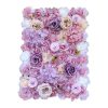 Pink and White Artificial Flower Wall Panel