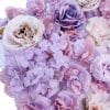 Faux Flowers Pink and White Artificial Flower Wall Panel