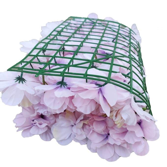Back of Artificial Flower Wall