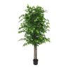 Artificial Hanging Bell Leaf Plant UV Resistant