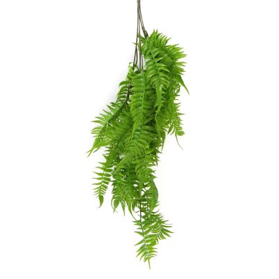 Artificial Hanging English Fern (Two-tone) Foliage UV Resistant 80cm
