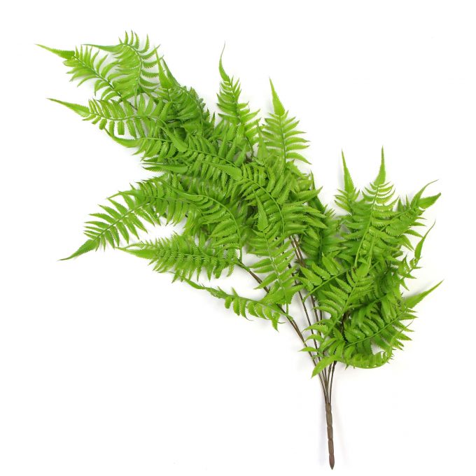 Artificial Hanging English Fern (Two-tone) Foliage UV Resistant 80cm