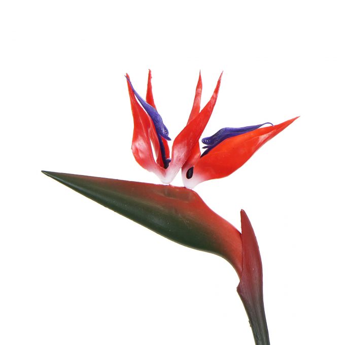 Artificial Bird of Paradise Plant 150cm (Red Flowers)