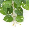 Decorative Artificial Monstera Adansonii Plant in Ceramic Bowl 30cm