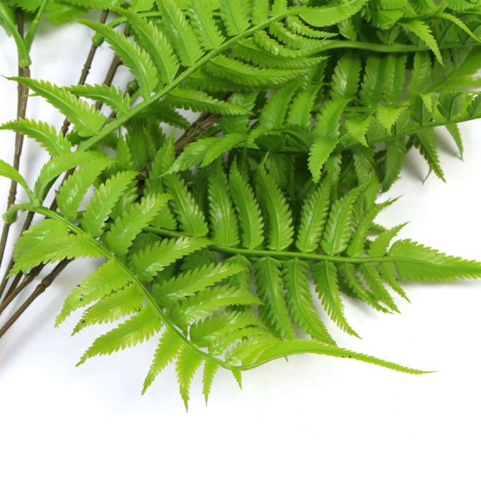 Artificial Hanging English Fern (Two-tone) Foliage UV Resistant 80cm