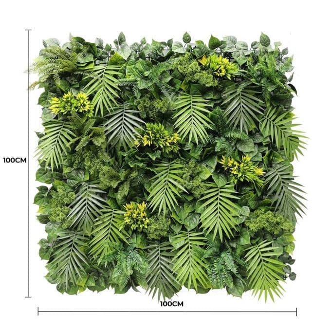 Luxury Hawaiian Sunrise Vertical Garden/Green Wall UV Resistant 1m X 1m