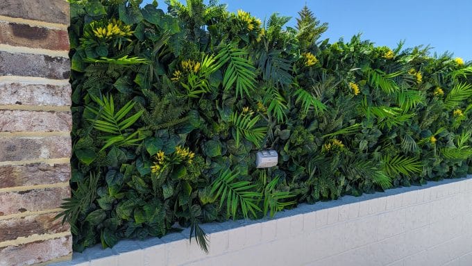 Luxury Hawaiian Sunrise Vertical Garden/Green Wall UV Resistant 1m X 1m