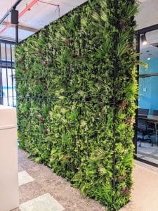 Premium Artificial Living Wall in Melbourne on Metal Fram