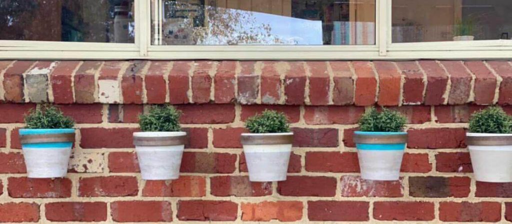 Our designer pot range are made from various recycled materials