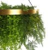 Outdoor Artificial Green Wall Disc Hanging Gold Frame