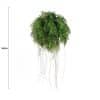 Ultra Luxury Large Lush Tropical Hanging Fern Ball 55cm Diameter